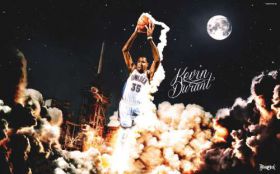 Koszykowka, Basketball 2880x1800 002 Kevin Durant, Oklahoma City Thunder, NBA