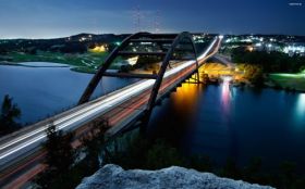 Miasta 2880x1800 014 Pennybacker Bridge, Austin, Texas, Stany Zjednoczone