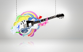 Muzyka 2560x1600 044 Gitara, Vector