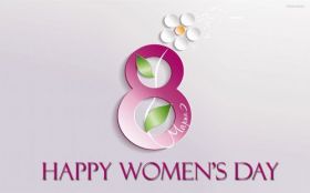 Dzien Kobiet 124 Happy Womens Day, 8 Marca, Kwiatek