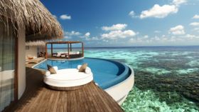 Lato 494 Malediwy, Hotel, Basen, Morze