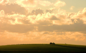 Rolnik, ciągnik, widok 1440x900