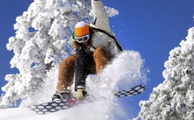 Sporty Zimowe, Winter Sports, Snowboard 1920x1200 003