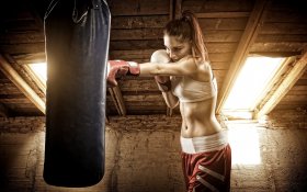Boks, Boxing 071 Kobieta, Worek Treningowy