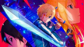 Anime, Manga 371 Kirito Eugeo and Alice From SAO