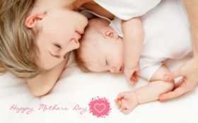 Dzien Matki 054 Kobieta, Dziecko, Happy Mothers Day