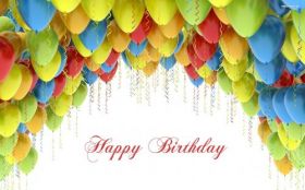 Urodziny, Happy Birthday 002 Balony