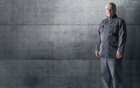 Igrzyska smierci - Kosoglos Czesc 1 010 Philip Seymour Hoffman, Plutarch Heavensbee