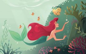 Mala Syrenka - The Little Mermaid 012 Ariel Digital Fanart